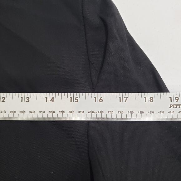 Everlane Blazer Womens 6 Black Wool Blend Stretch 2 Button Suit Jacket Lined - Picture 8 of 10